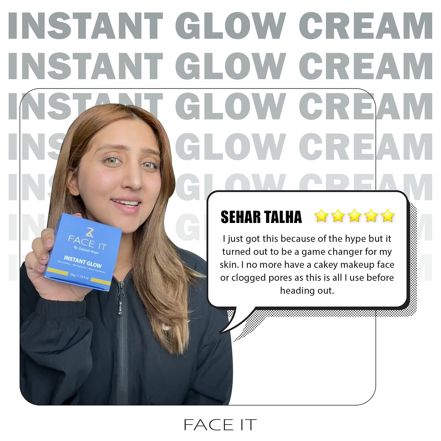 ✨ Instant Glow Cream by Dr Zarpash Khan – 30% OFF! Brighten & Glow Naturally