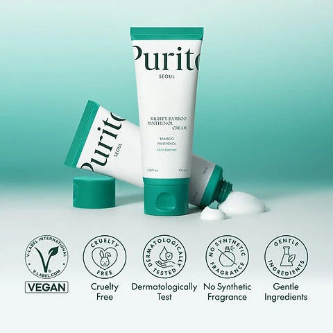 Korean Mighty Bamboo Moisture Cream 💚 Panthenol Repair Formula