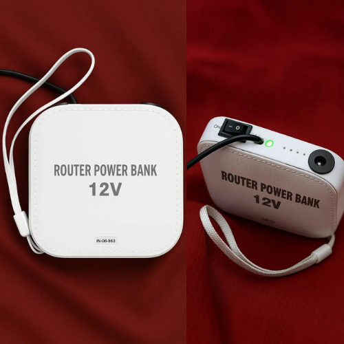 ⚡📡 High-Capacity 20000mAh WiFi Router Power Bank | 8-Hour Backup