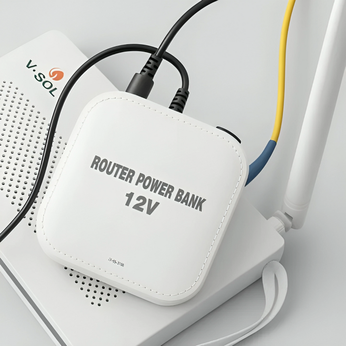 ⚡📡 High-Capacity 20000mAh WiFi Router Power Bank | 8-Hour Backup