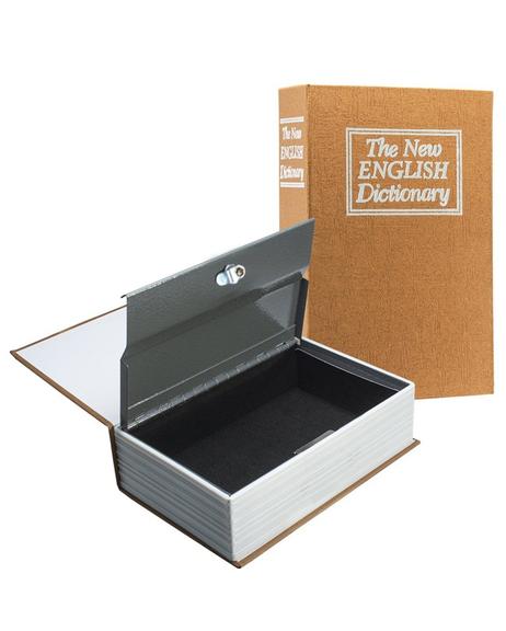 Hidden Book Safe with Combination Lock 🔒📚 Luxury Dictionary Storage Box