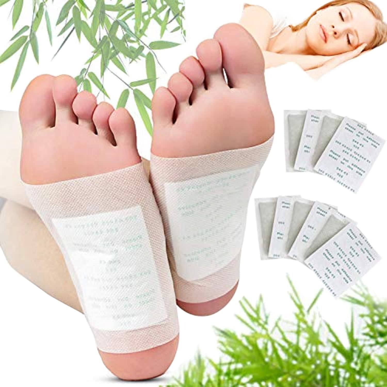 Kinoki Cleansing Detox Foot Patches (10 Pads) – Natural Toxin Removal & Foot Protector