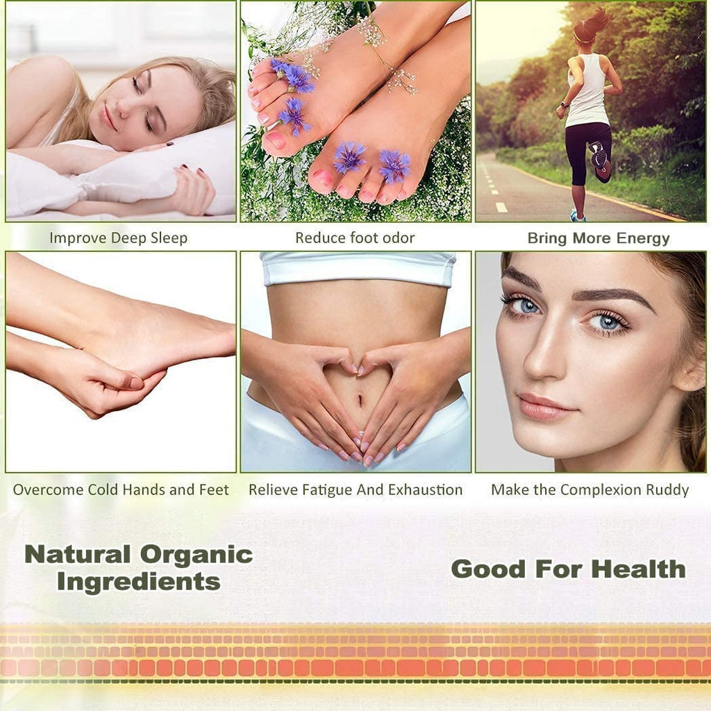 Kinoki Cleansing Detox Foot Patches (10 Pads) – Natural Toxin Removal & Foot Protector