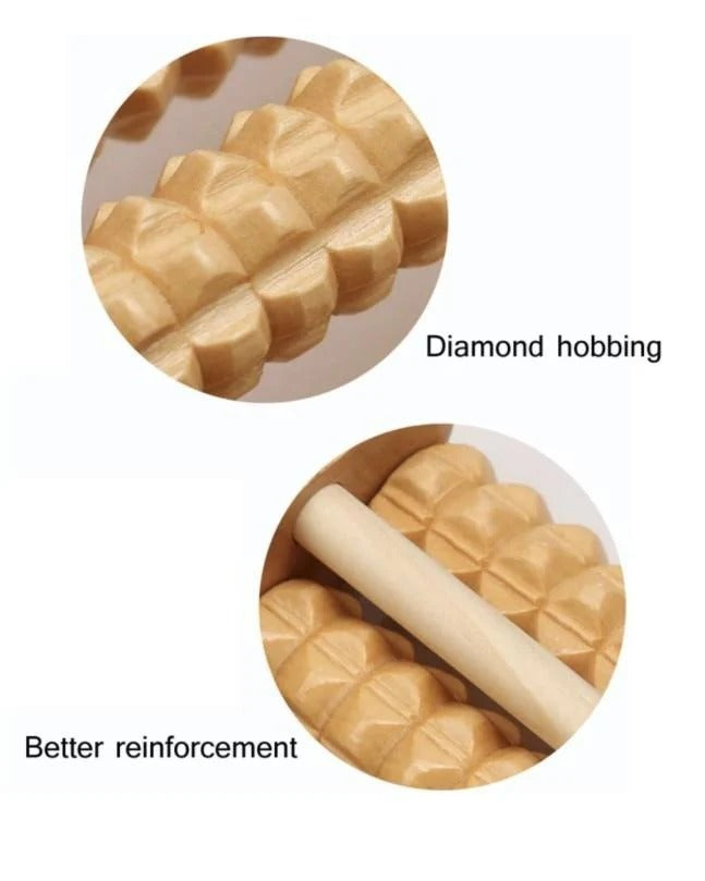 Wooden 6 Roller Foot Massager 🔥 | Flat 40% Off